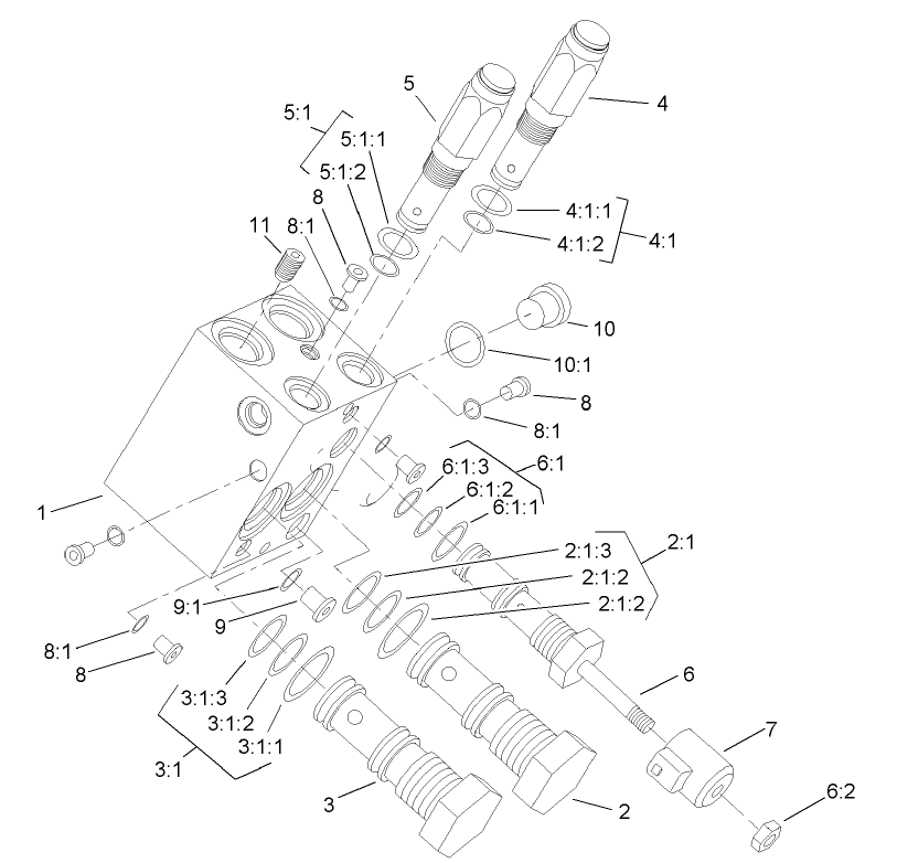 Power Take Off Manifold Assembly No. 106-2039