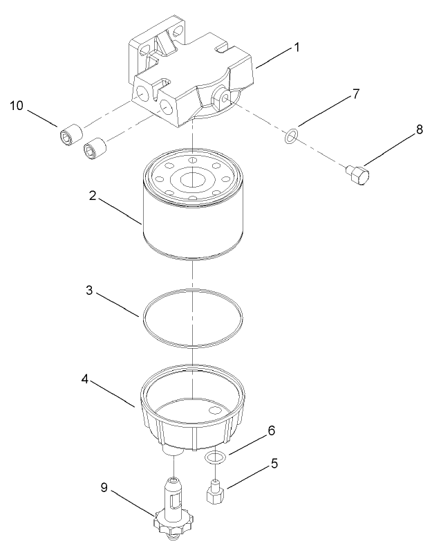 Water/Fuel Filter Assembly No. 98-9305