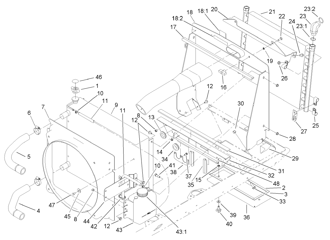 Radiator and Oil Cooler Assembly