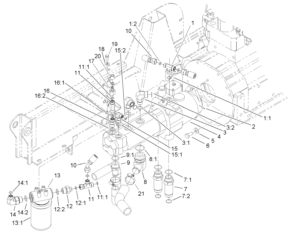 Pump and Filter Installation Assembly