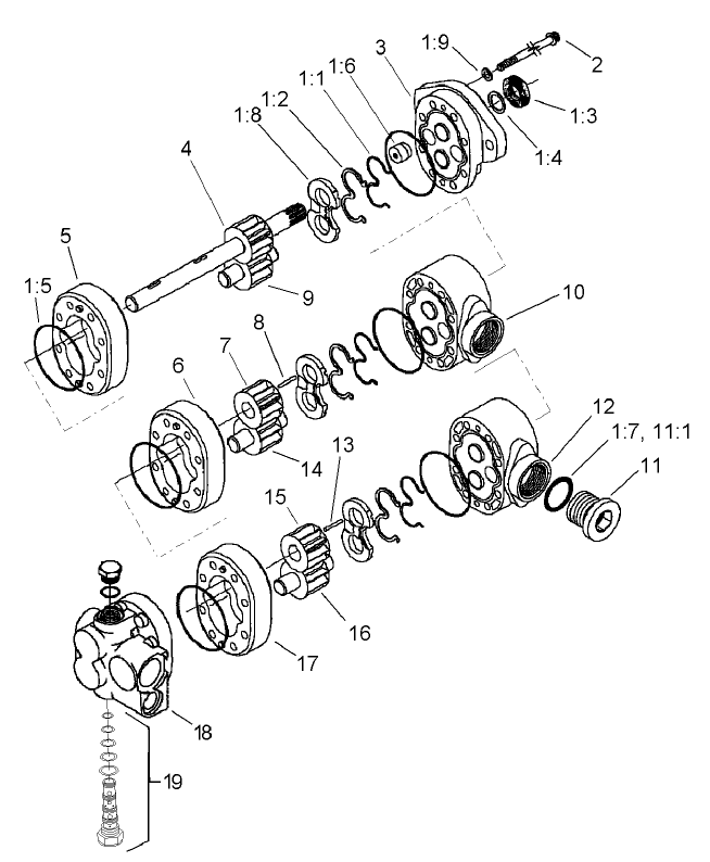 Gear Pump Assembly No. 105-7378