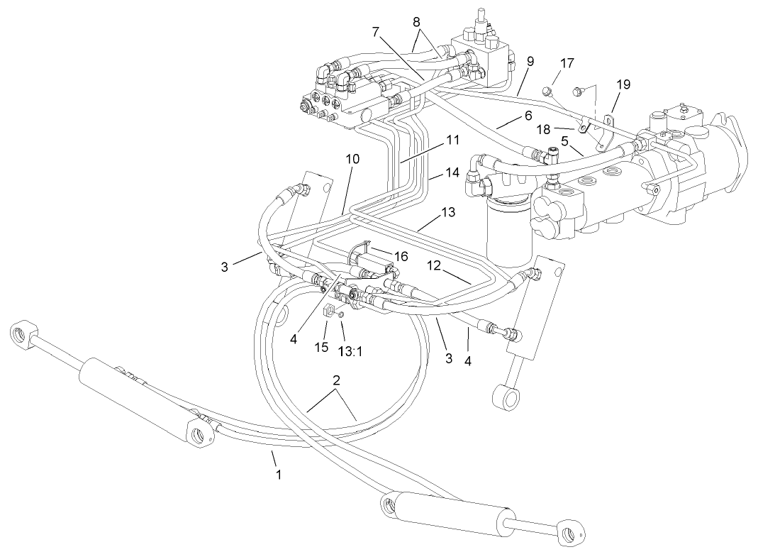 Lift Arm Hydraulic Assembly