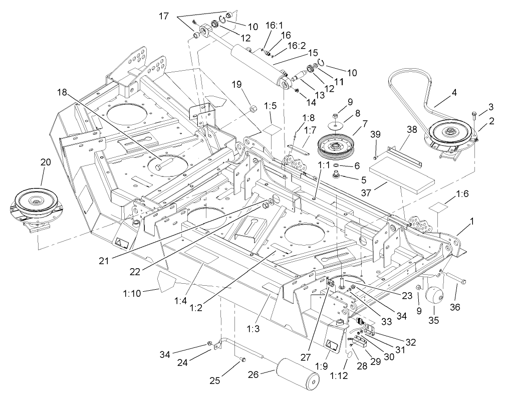 Center Deck Assembly