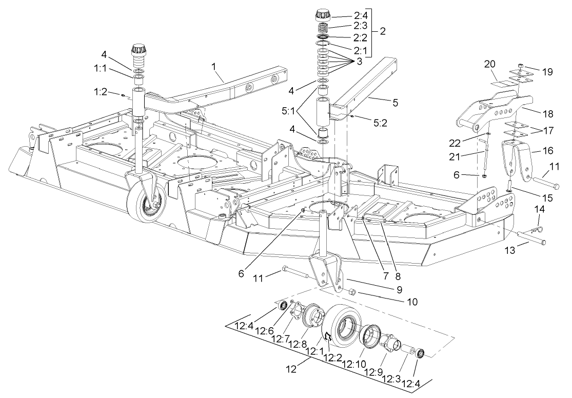 Castor Fork Assembly