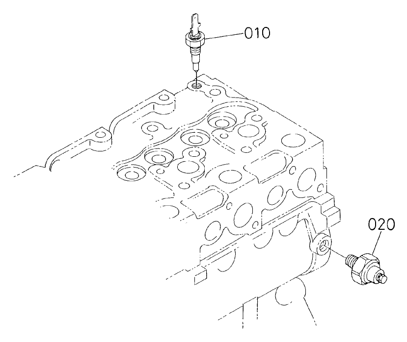 Oil Switch / Thermometer and Plug Assembly