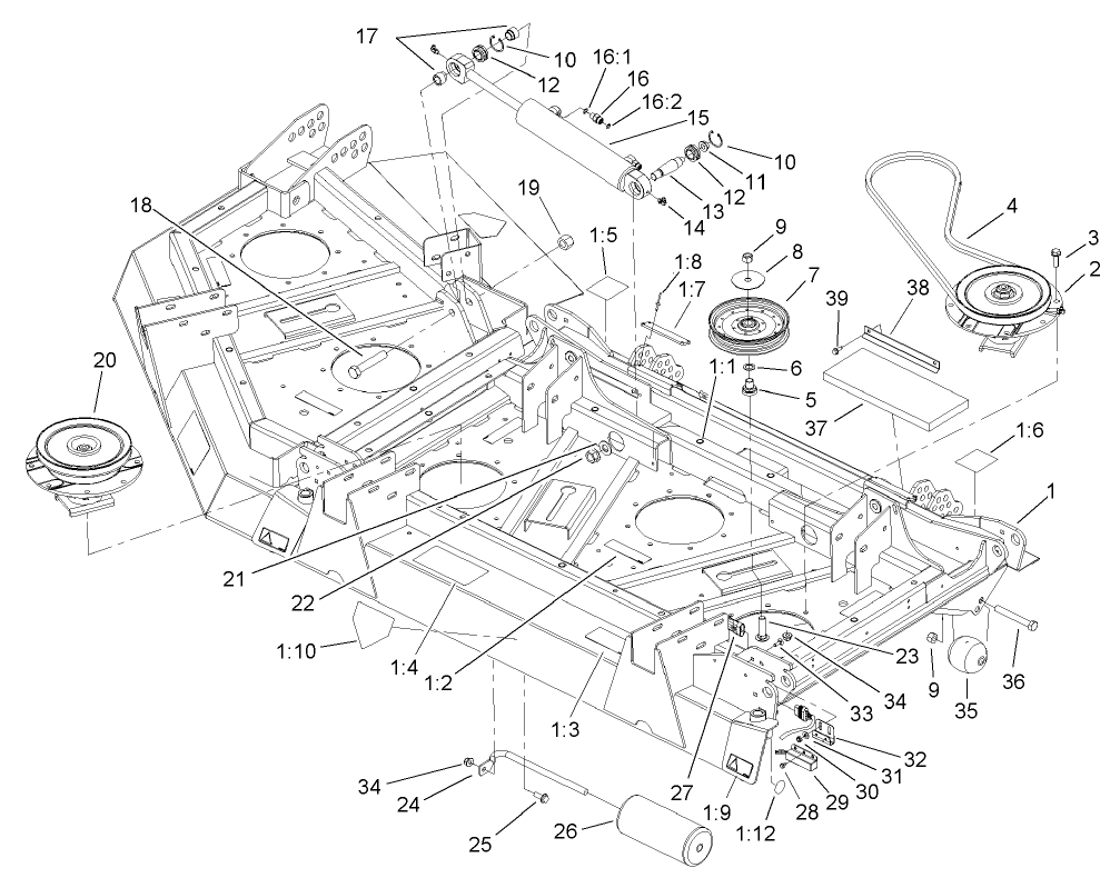 Center Deck Assembly