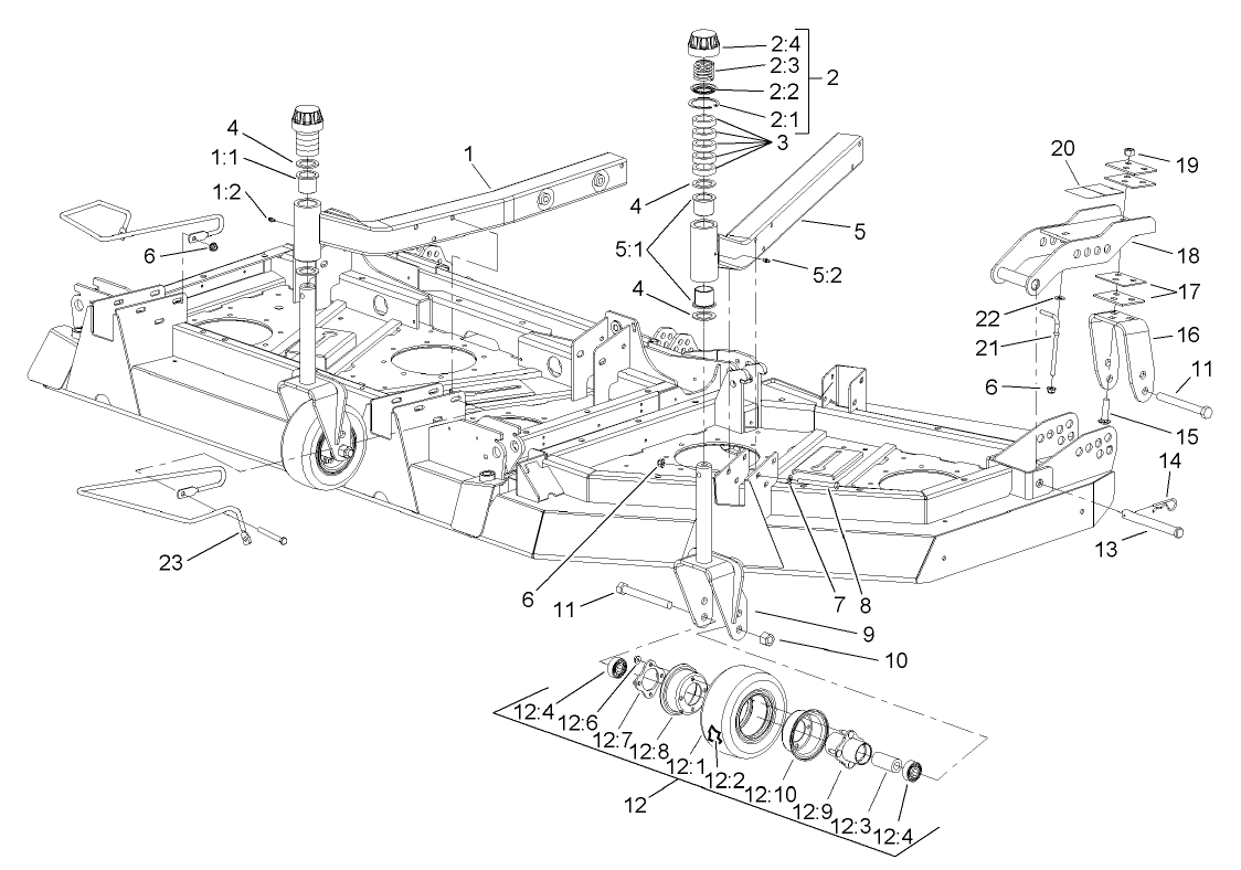 Castor Fork Assembly