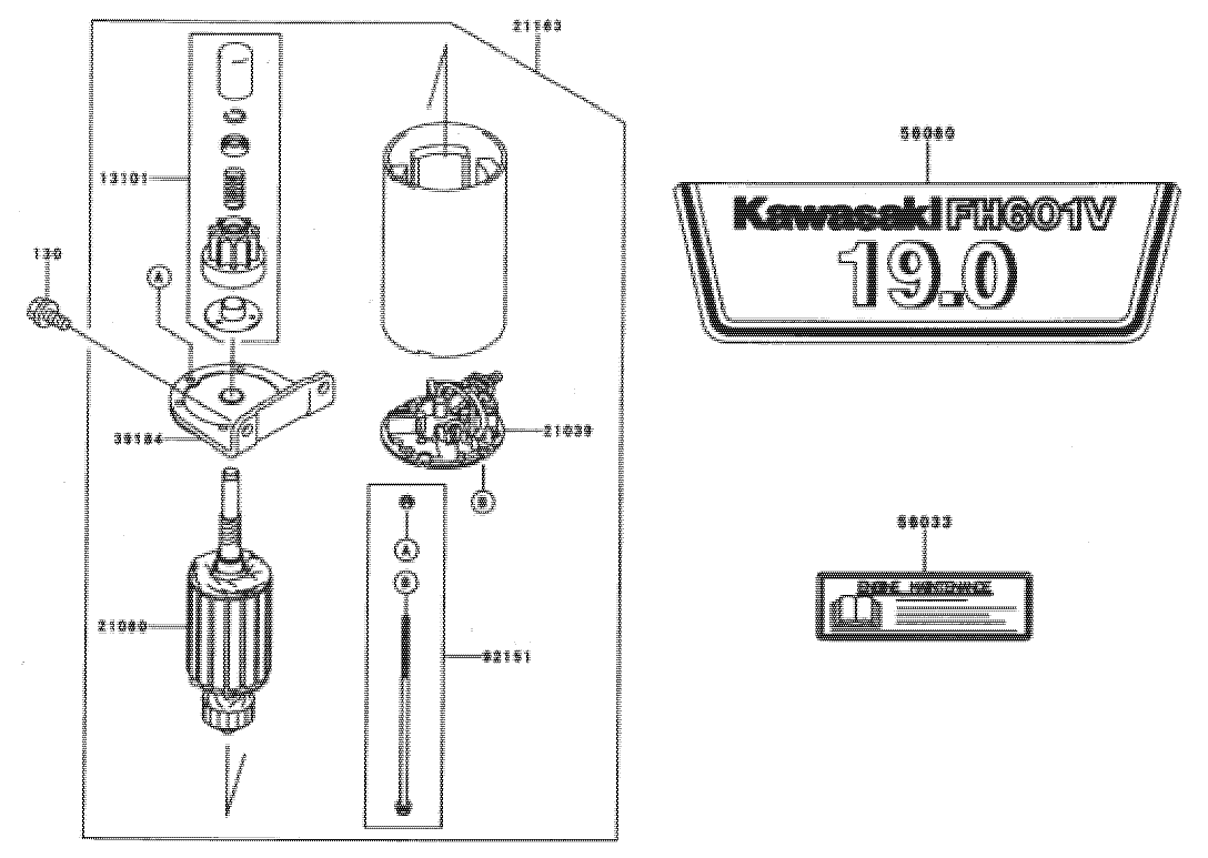 Starter/Decal-Kawasaki FH601V-AS23