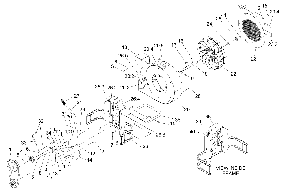 Pulley, Bracket and Cover Assembly