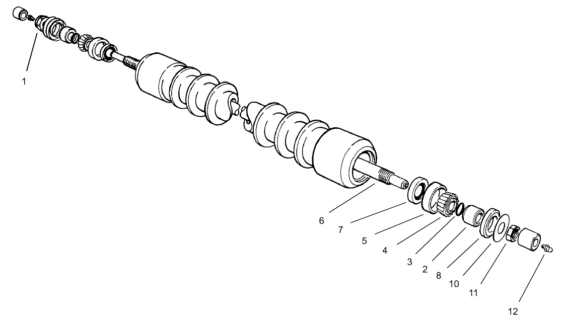 Wiehle Roller Assembly No. 84-6080