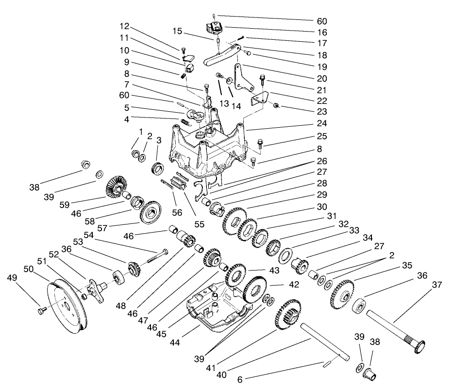 TRANSMISSION ASSEMBLY NO. 66-8030