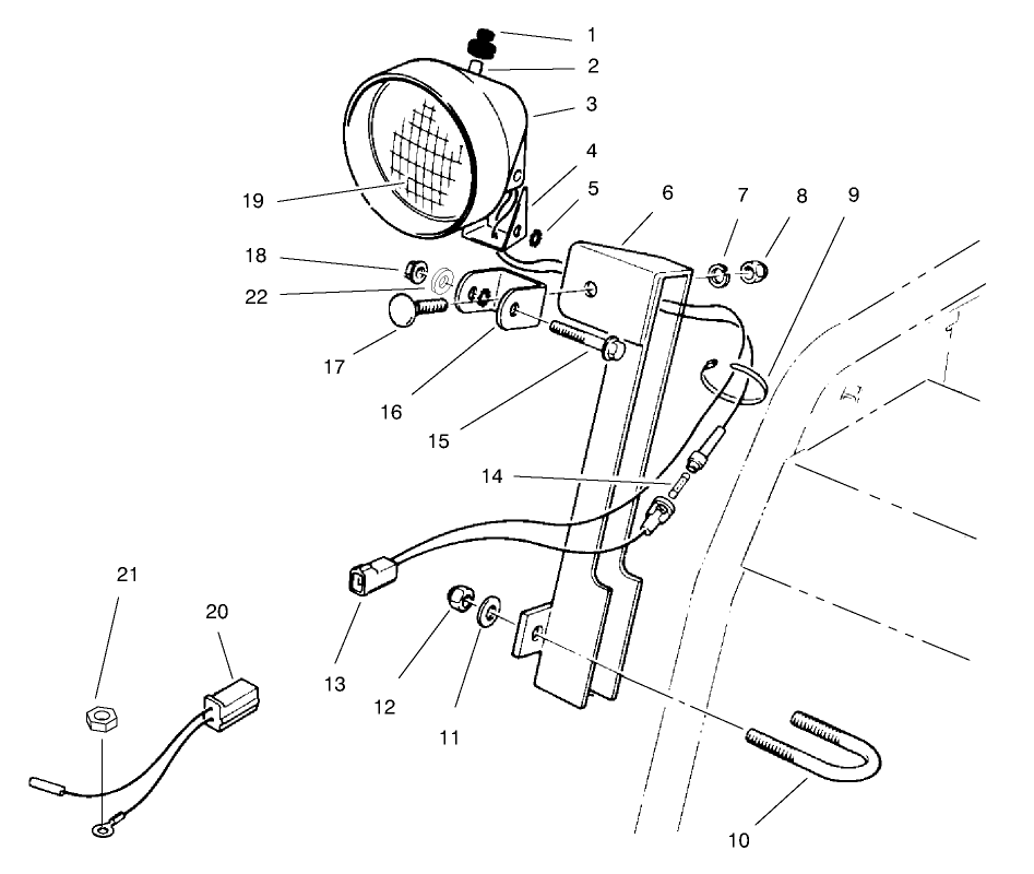 LIGHT ASSEMBLY NO. 66-7941