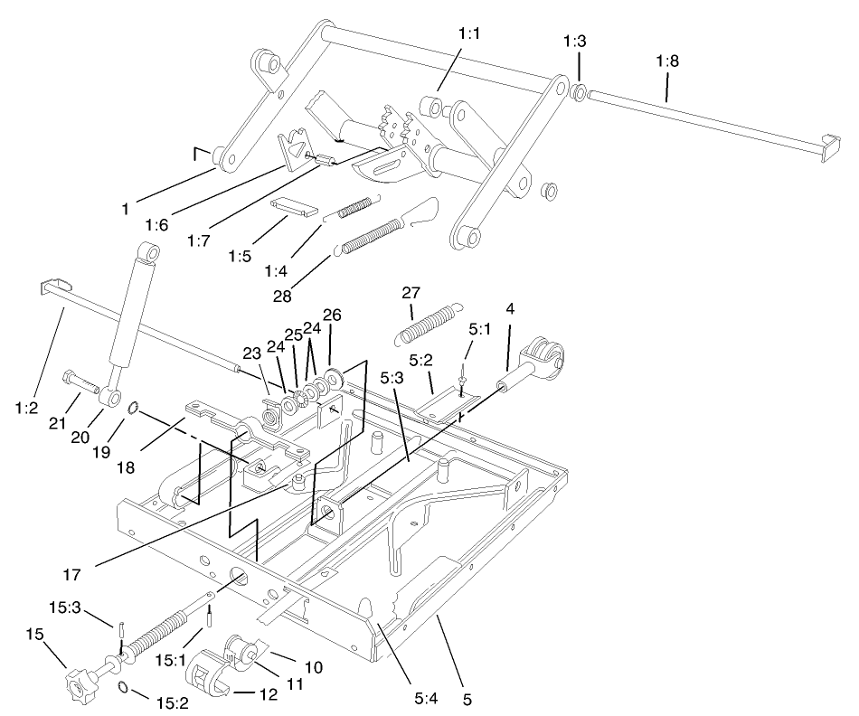 Seat Suspension Assembly