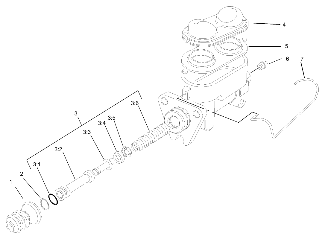 Brake System Master Cylinder No. 69-2640