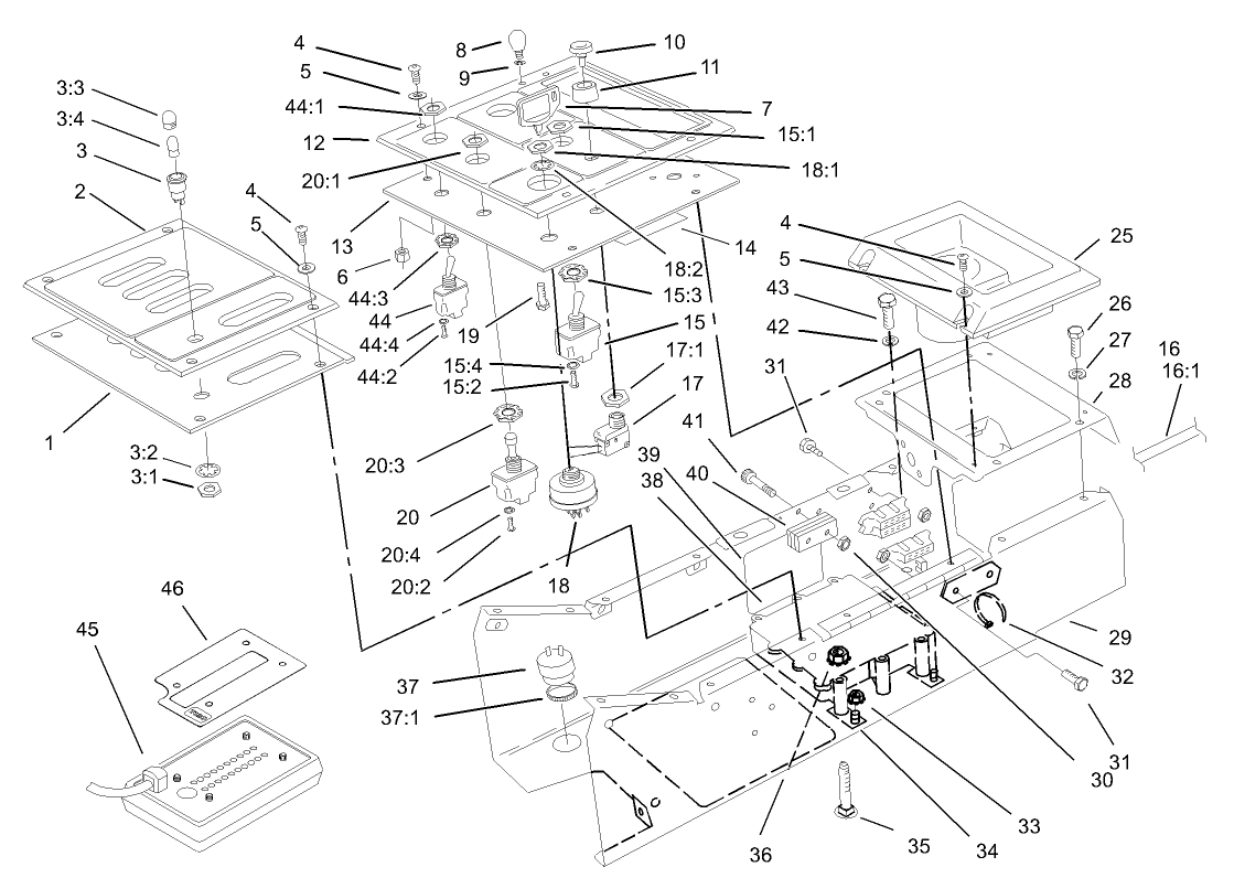 Control Box and Lower Control Panel Assembly