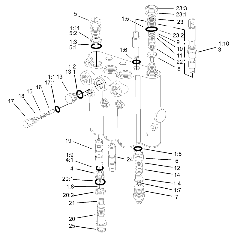 Lift Valve Assembly No. 69-1780