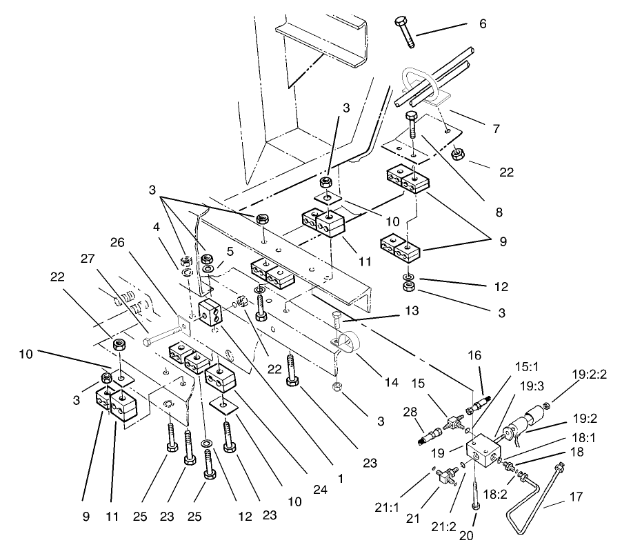 Hydraulic Line Clamp Assembly