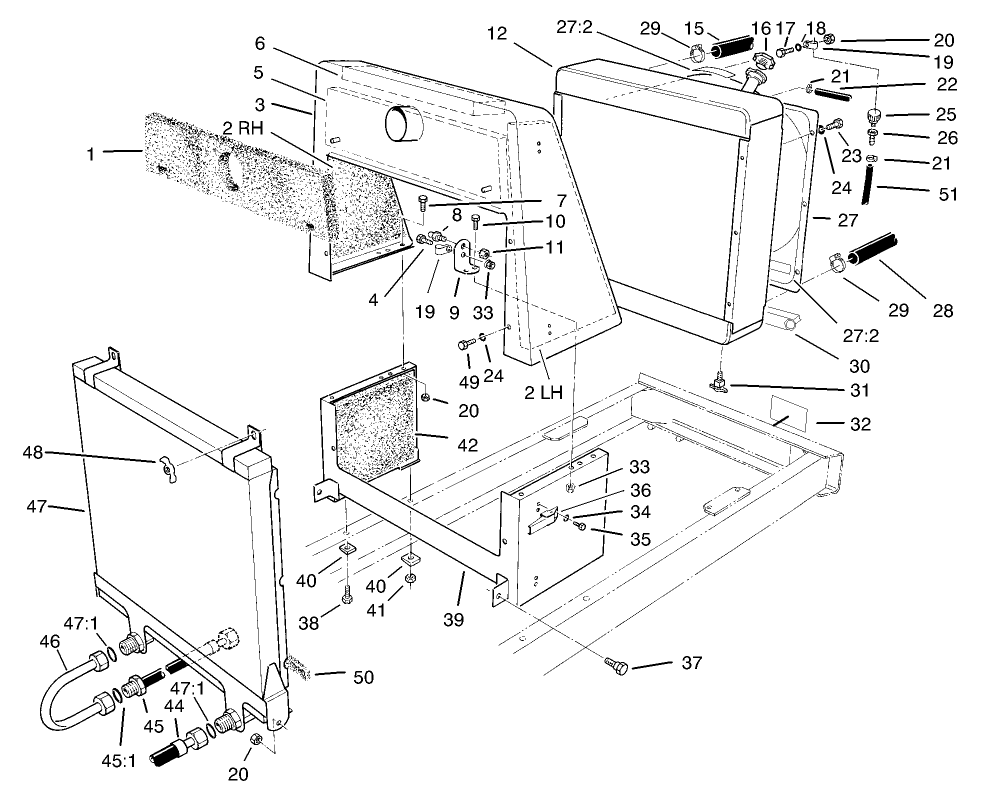 Radiator and Oil Cooler Assembly