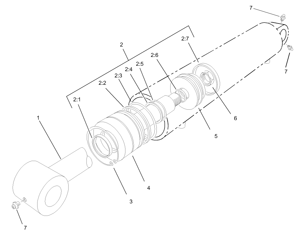 Hydraulic Cylinder Assembly No. 92-4971