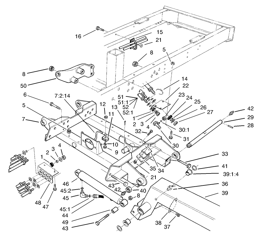 Wing Deck Lift Assembly