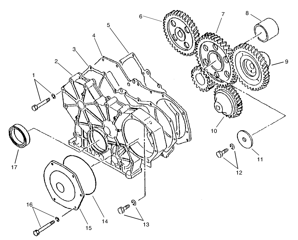 Timing Gear Case and Timing Gear Assembly