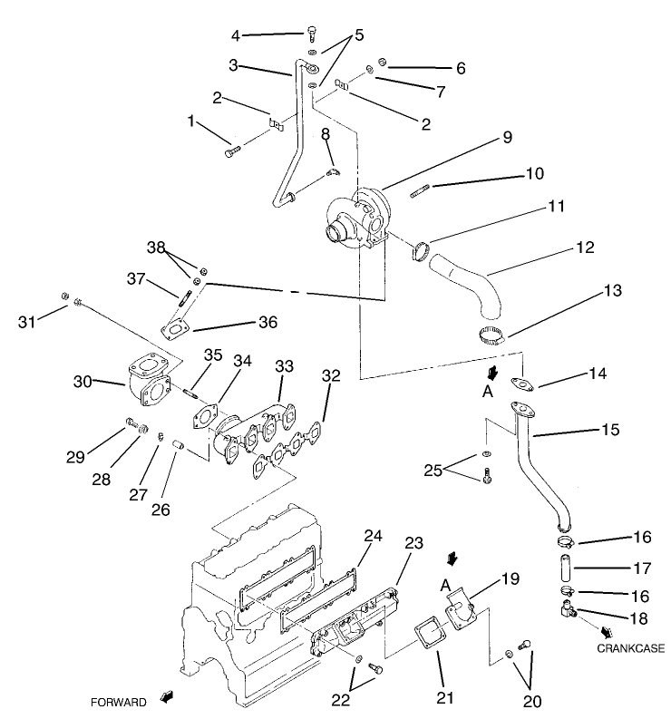 Inlet and Exhaust Manifold Assembly