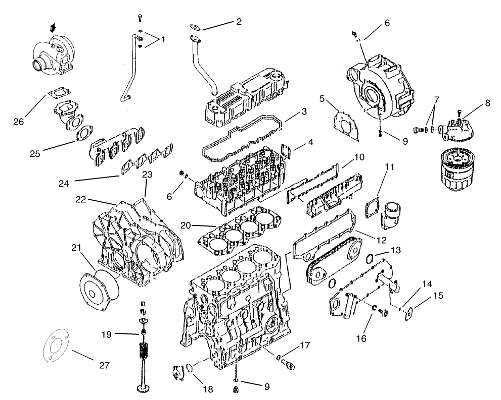 Overhaul Gasket Kit Assembly