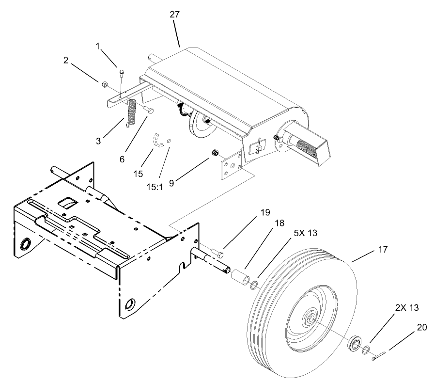 Traction and Wheel Assembly