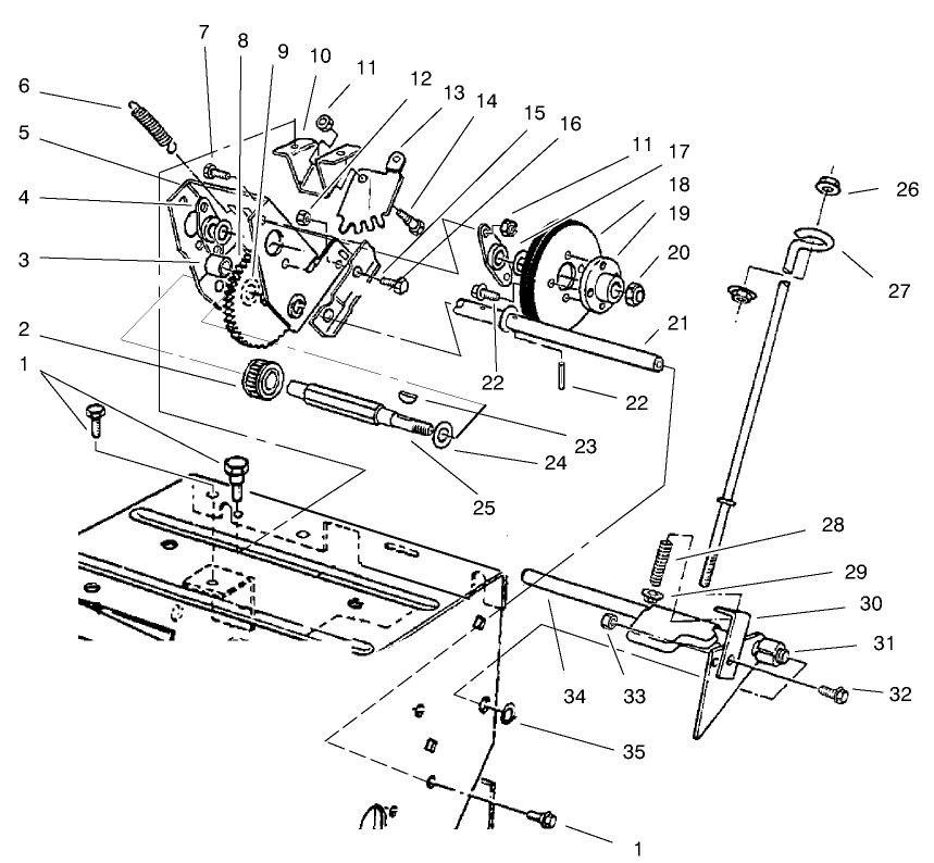 TRACTION ASSEMBLY (Continued)