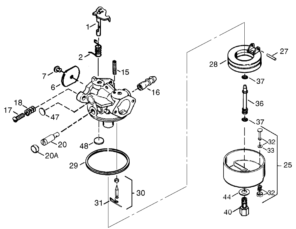 CARBURETOR NO. 640081