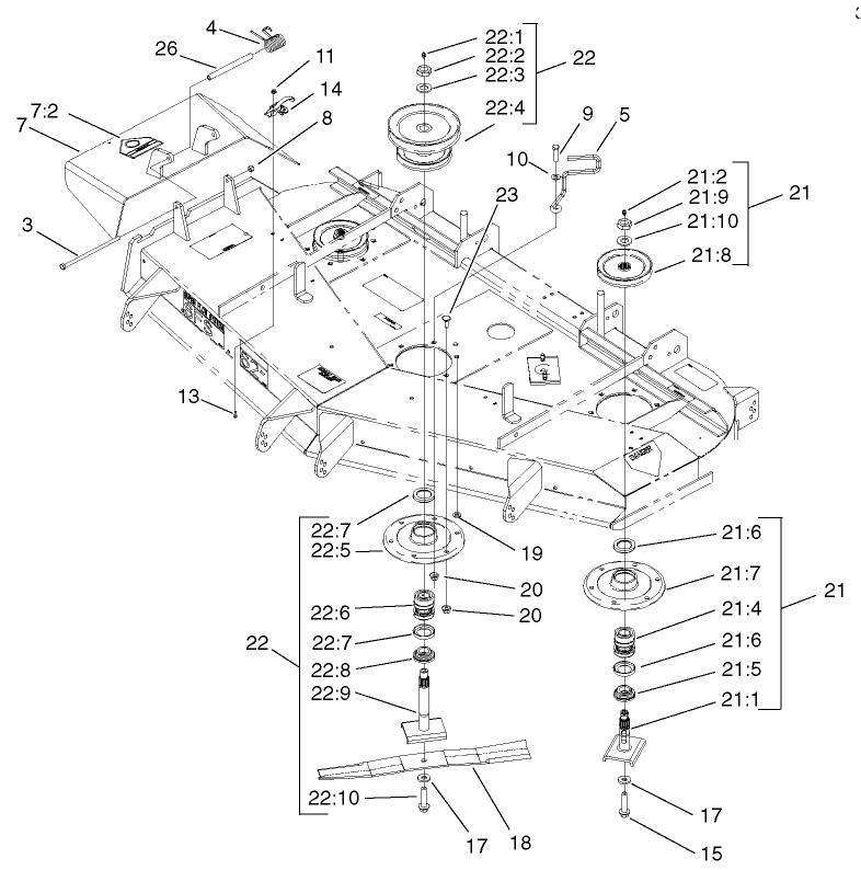 Spindle and Pulley Assembly