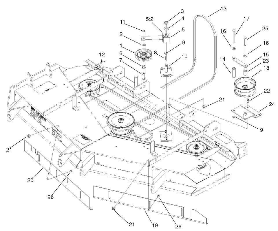 Belt and Idler Arm Assembly