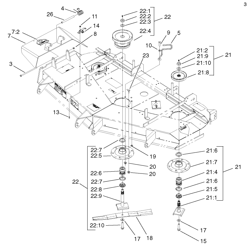 Spindle and Pulley Assembly
