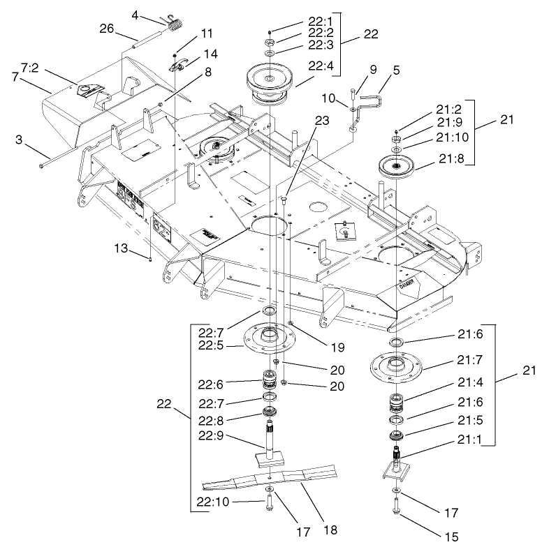 Spindle and Pulley Assembly