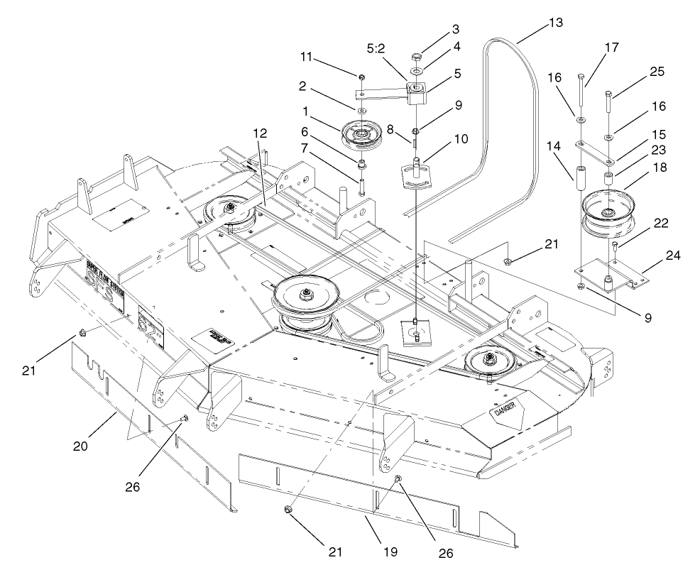 Belt and Idler Arm Assembly