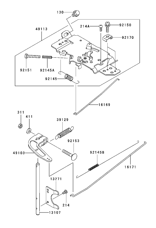 Control Equipment Assembly Kawasaki FH721D-AS05