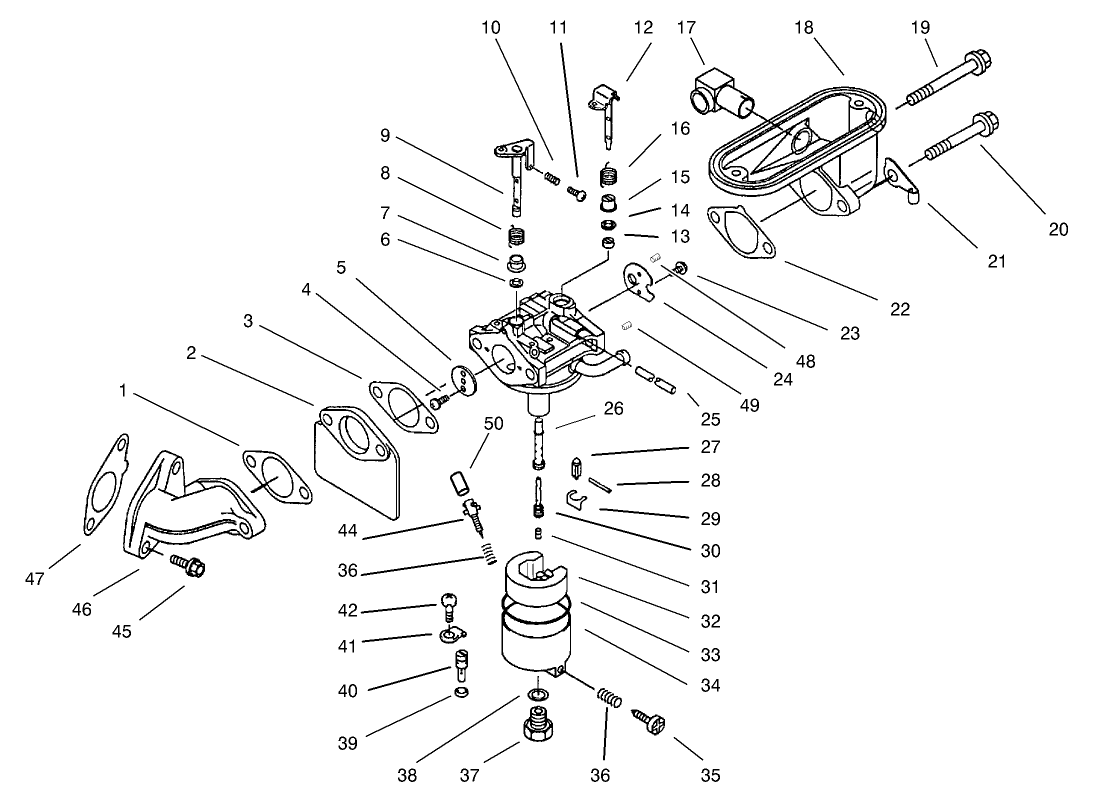 Carburetor Assembly Kawasaki FB460V-MS14