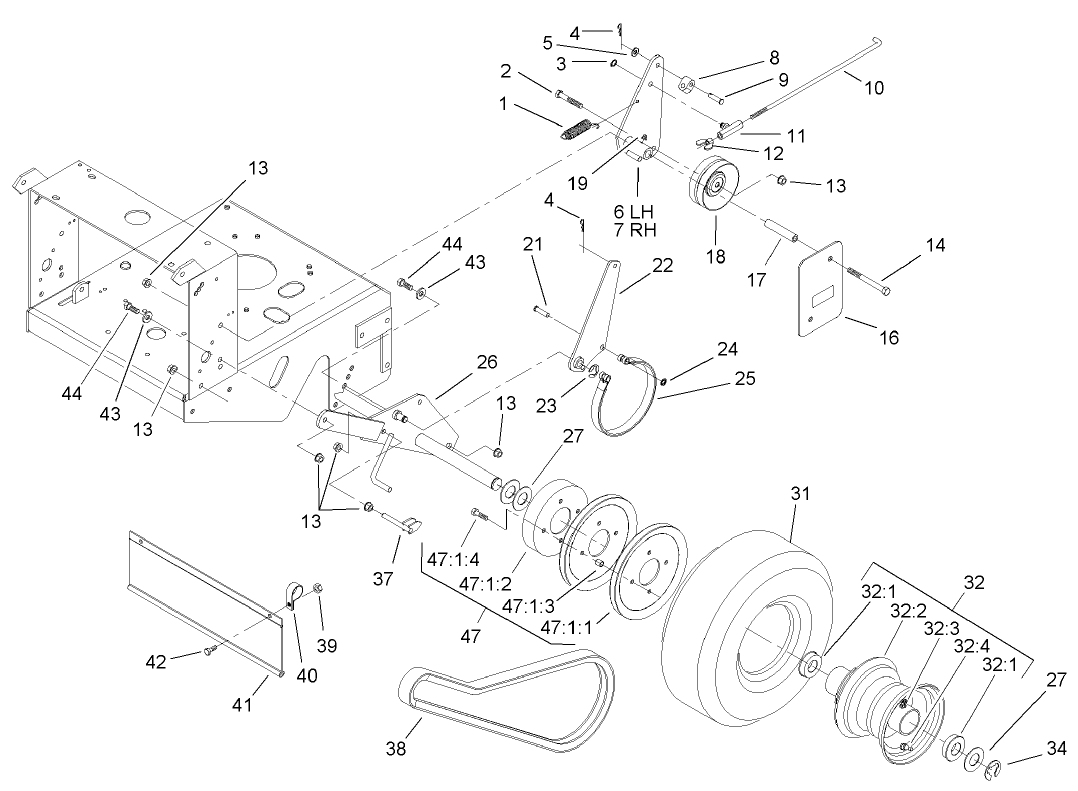 Wheel Drive System Assembly