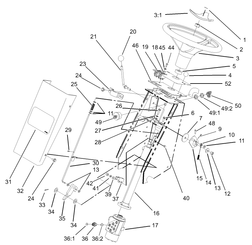 Steering Tower Assembly