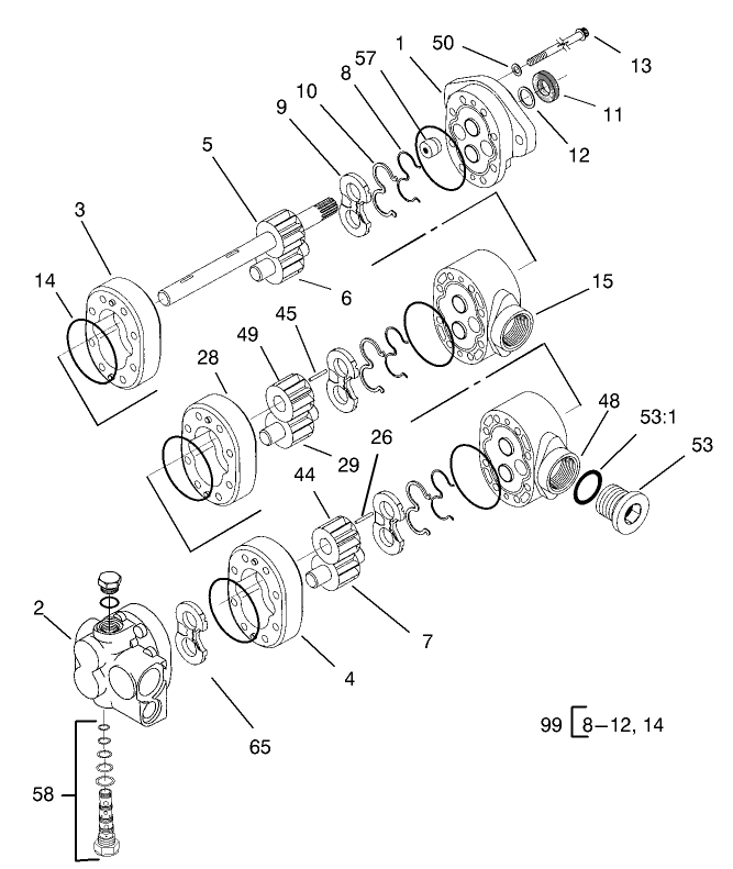 Triple Pump Assembly No. 105-9845