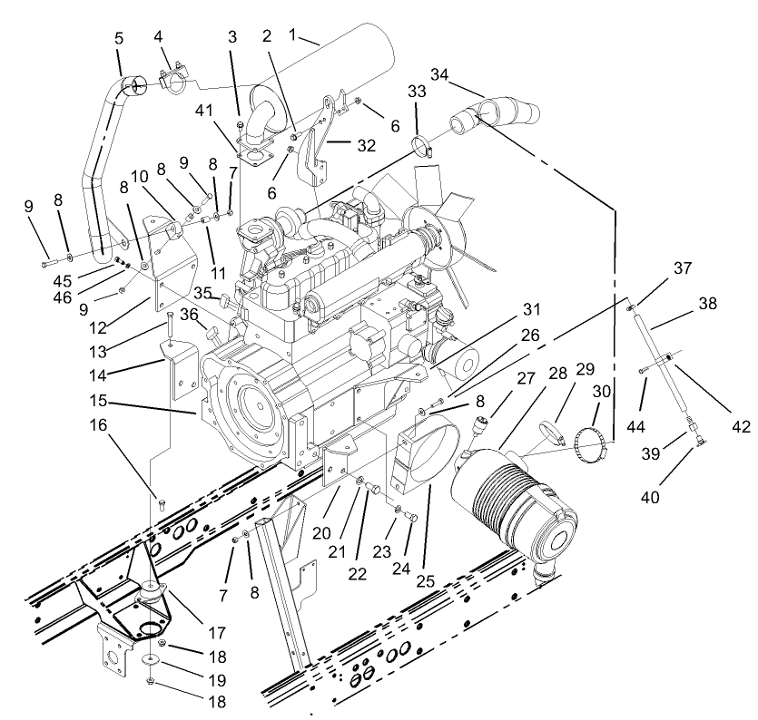 Engine Installation Assembly