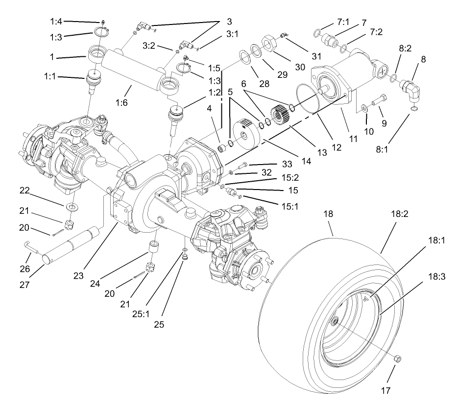 Rear Axle Assembly