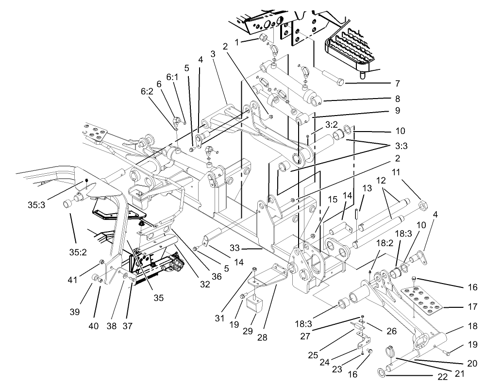 Front Lift Arm Assembly