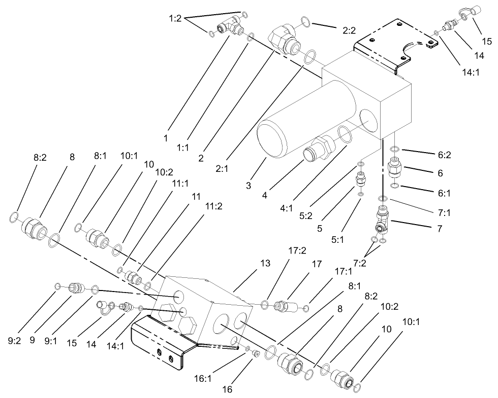 4 Wheel Drive Manifold and Filter Assembly