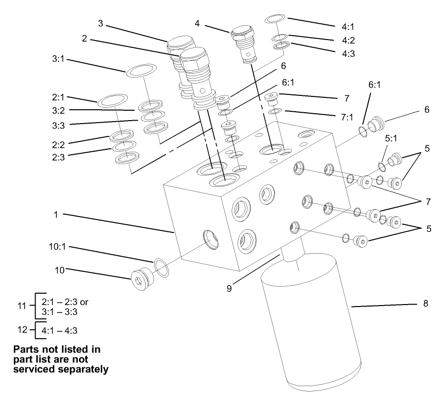 Filter Manifold Assembly No. 100-5558