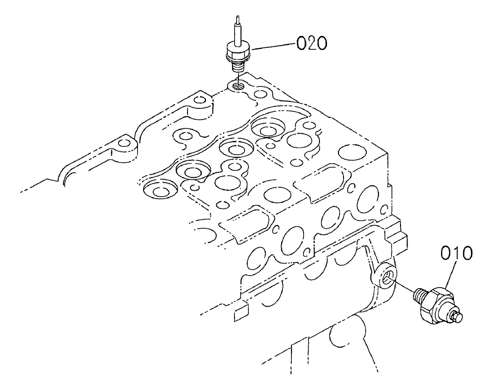 Oil Switch / Thermometer and Plug Assembly