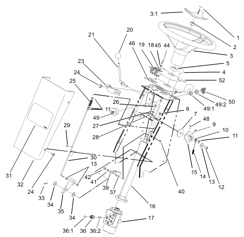 Steering Tower Assembly
