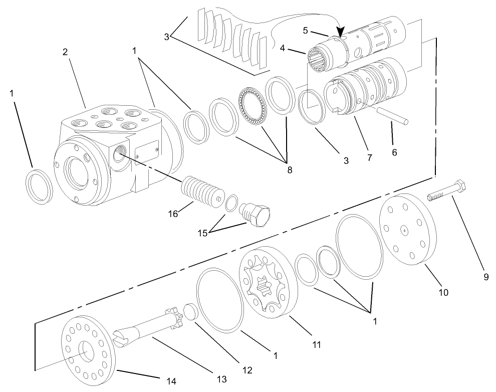 Steering Valve Assembly No. 104-2213