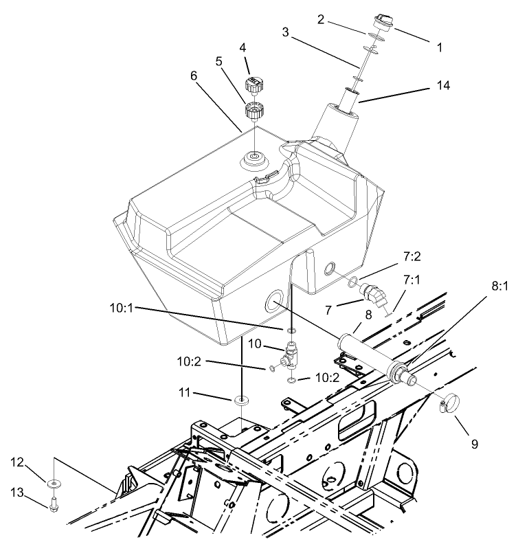 Hydraulic Filter and Reservoir Assembly