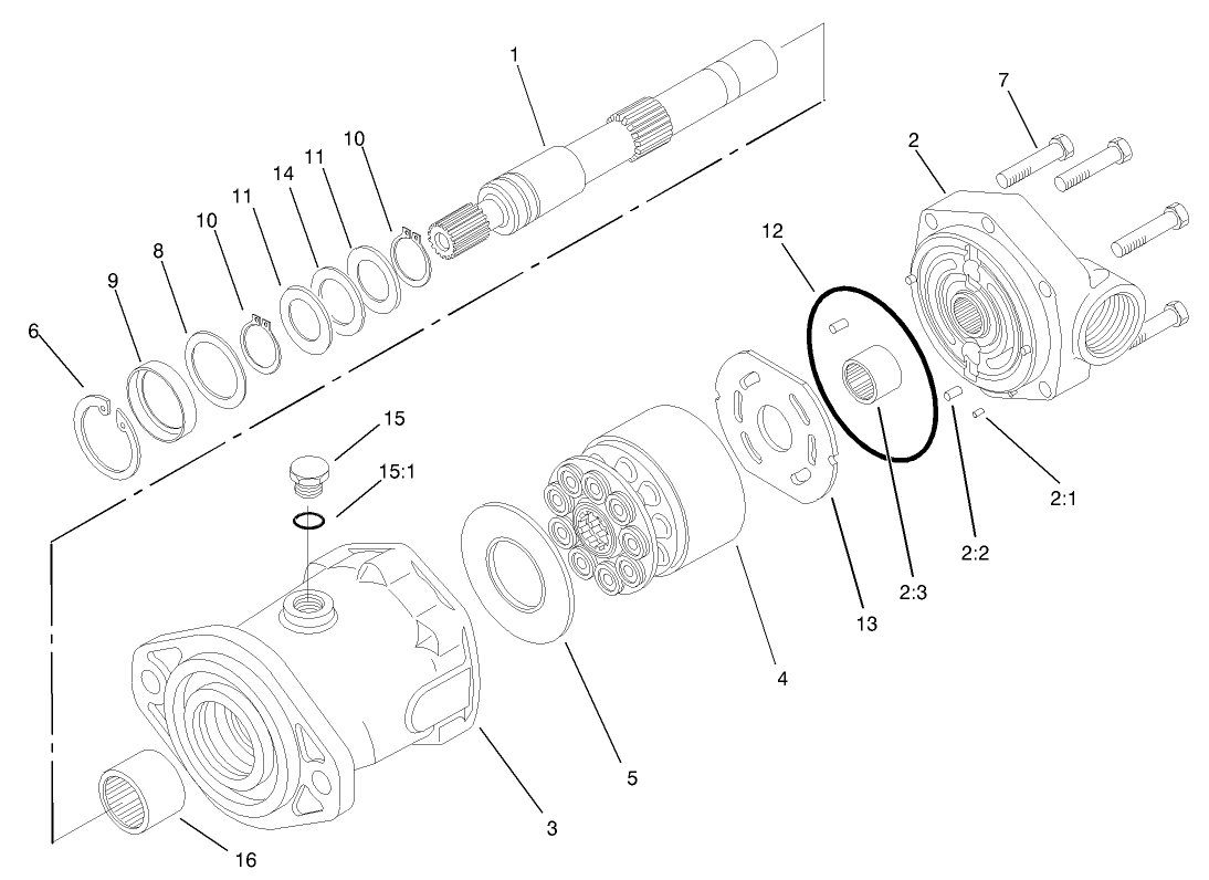 Piston Motor Assembly No. 105-1218